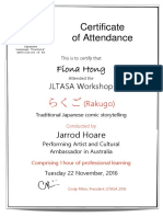 rakugo attendance certificate fiona hong copy