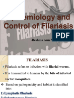 Epidemiology and Control of Filariasis: Reshma Ann Mathew