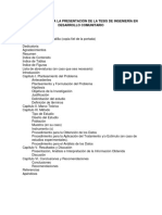 Estructura tesis ingeniería desarrollo comunitario