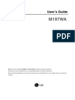 LG Flatron M197WA PDF