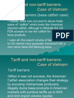 Non-Tariff Barriers (Basa Catfish Case)
