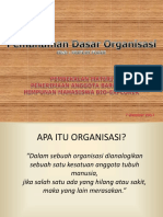 Pemahaman Dasar Organisasi 2017