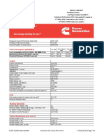 Generator Set Data Sheet 2000 KW Continous