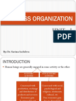 Business Organization: Unit - I