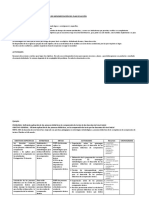 Cuadro de Implementación Del Plan de Acción