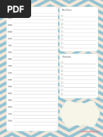 Planner Rotina Chevron