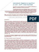 Articolul - Teologia Zamolxiană, Kogaionul Şi Specificul Românesc Unic, de Pr. Iulian Gavriluţă