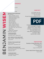 Benjamin Wiseman Resume