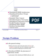 Distirbuted DataBase Design