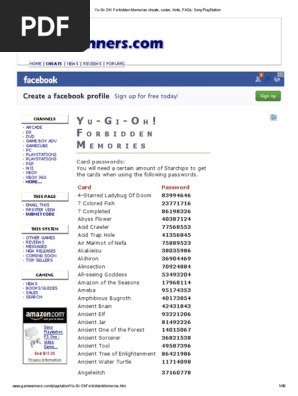 Yugioh duelist of the roses gameshark codes