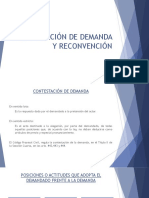 Contestación de Demanda y Reconvención