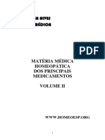 Materia Medica Dos Principais Medicamentos Homeopaticos II