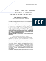 Tiempo, Experiencia y Memoria Subjetiva. Ensayo acerca de la Condición Existencial de la Temporalidad.pdf