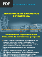Transporte de Explosivos e Pirotecnia