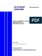 MS Iso 9001 2015 P PDF