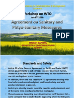 Agreement on Sanitary and Phtyo-Sanitary Meseaures