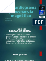 Diapositiva Ecocardiograma y Resonacia Magnetica Aldair Lopez y Yeisith Medina Enfermeria