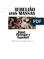 Ortega y Gasset _Rebeliao Das Massas