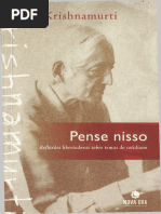 Pense Nisso - Jiddu Krishnamurti