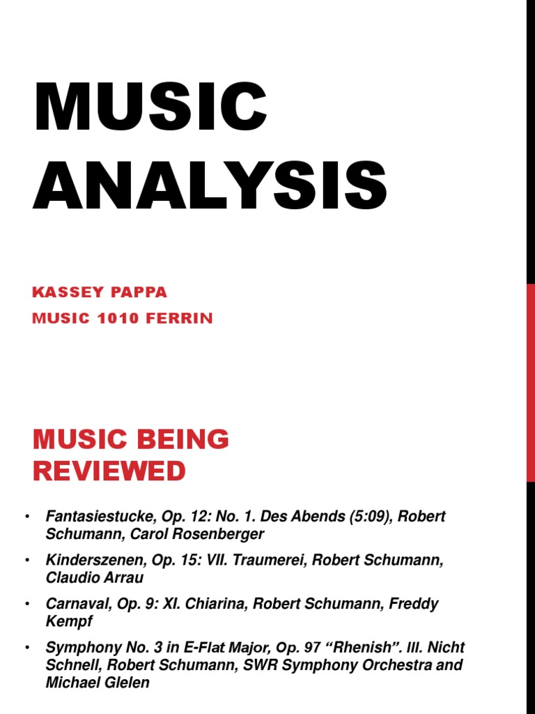 music_analysis.pptx | Musical Compositions | Sound