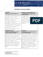 Differentiated Lesson Plan Template: Pre-Planning