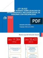 Clase N°3. LEY-20.422.Inclusión Social