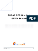 Contoh Surat Perjanjian Sewa Tanah & Bangunan