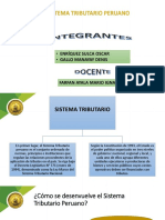 Sistema Tributario Peruano: Normas, Instituciones y Principales Tributos
