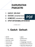 KEDARURATAN - PSIKiIATRI PPGD