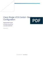 Cisco VCS Basic Configuration Single VCS Control Deployment Guide X8 7