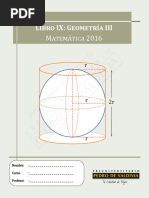 Libro IX - Geometría III