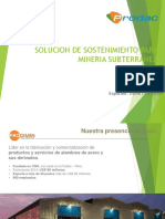 Presentación_Sostenimiento en Minería Subterranea.