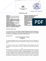 Circular: Corte Suprema de Justicia Secretaría