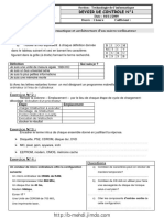 Devoir de Contrôle N°1 - Informatique - 2ème Info (2009-2010) Mme Ayda Ridene Ben Mna PDF