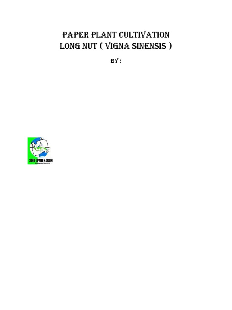 Long Bean Cultivation Guide (Vigna sinensis) | PDF | Bean | Sowing