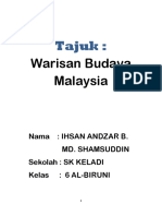 Warisan budaya Malaysia dalam karya tulis