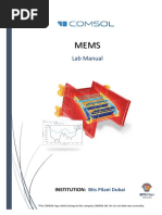 MEMS Lab Manual-Final