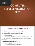 Computer Set Representation