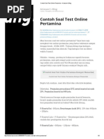 Contoh Soal Test Online Pertamina - Ariawan's Blog