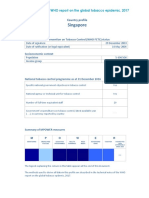 Singapore WHO Tobacco 2017