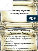 Kababaihang Asyano Sa Sinaunang Panahon