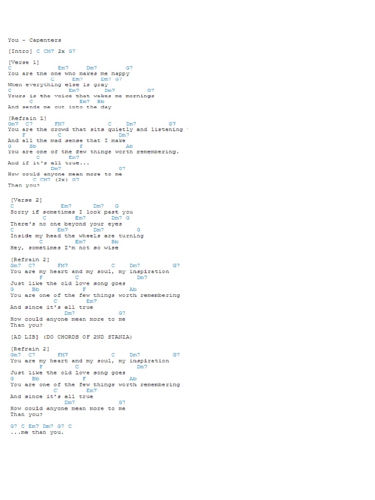 Setlist Lyrics and Chords | PDF | Song Structure | Songs
