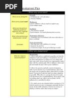 Personal Development Plan