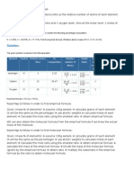 Emperical Formula Notes