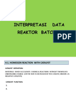 Interpretasi Data Reaktor Batch Iv