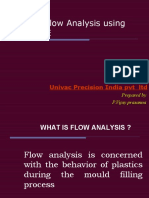 Plastic Flow Analysis Using Cad/Cae: Univac Precision India PVT LTD