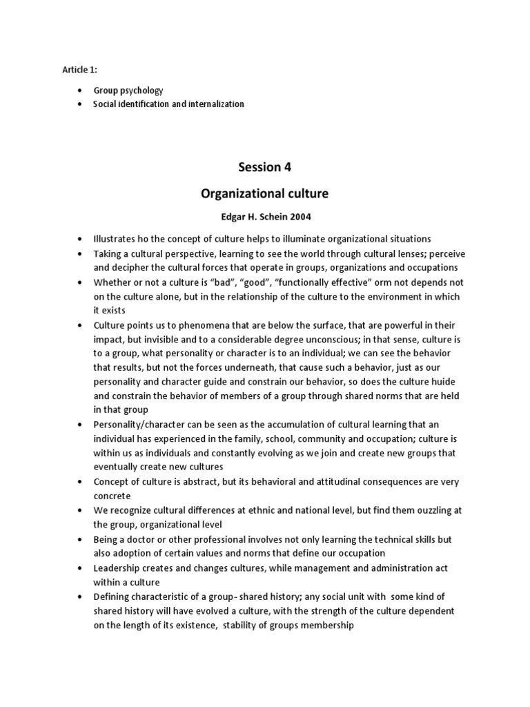 Understanding Organizational Culture and Politics | PDF | Leadership ...