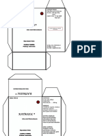 Kotak Infus Metronidazol