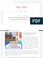 Gatal Kudis Di Selangkangan Menahun PDF