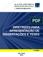 POLI USP Diretrizes Teses Dissertações